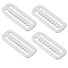 Outdoor Diving Replacement Accessories 4-Piece Japanese Serrated Belt Buckle Webbing Slide Stopper