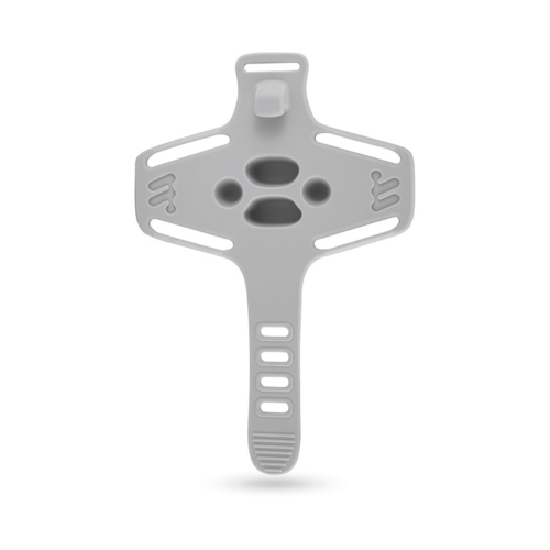 4-6.7 Inch Bicycle Mobile Phone Holder Bracket Silicone Support Pull Type for All Stand Grey