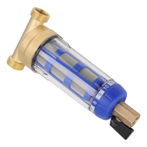 Water Prefilter Down Sediment Whole House Filter Refined Copper Head 40um