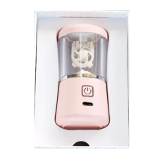 Custodia protettiva per occhiali, detergente elettrico per occhiali, lavaggio automatico, scatola di ricarica per la pulizia degli occhiali, rosa