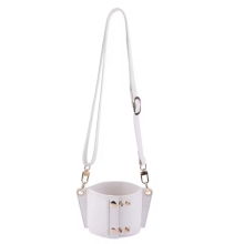 Water Bottle Carrier Bag Travel Essential Sling with Adjustable Shoulder Strap for Cup Accessories,B