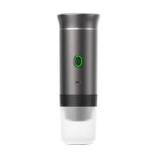 Drahtlose elektrische tragbare Espresso-Kaffeemaschine für Camping, Kapsel, Pulver, Reisen, A