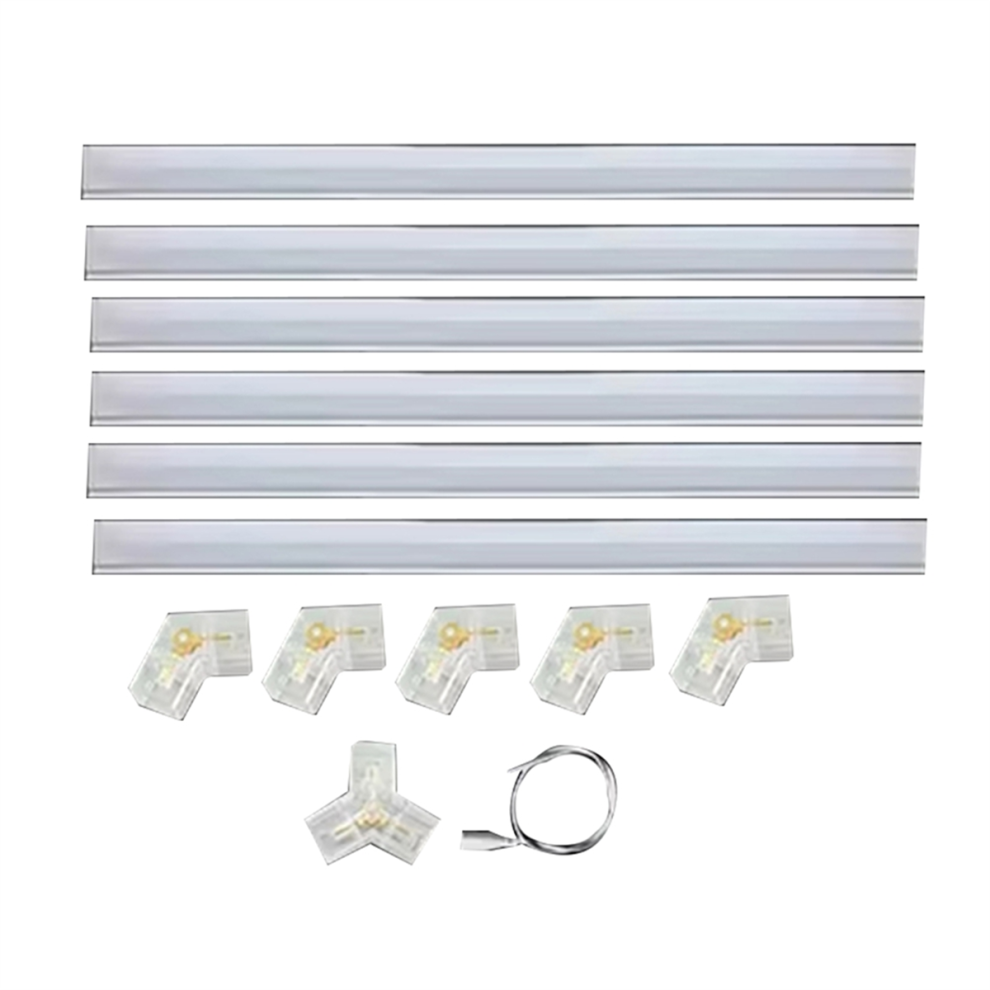 Honeycomb Led Diy Garage Hexagon Lamp Tube Barbershop Ing For Workshop 4S Car Show Auto Body Repair Gym A Light 4851366193730