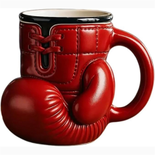 Boxing Glove Mug Sports Themed Coffee Cup Funny Drinkware Portable Kitchen Desktop Container Home