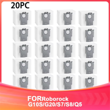 20pcs Vacuum Cleaner Bags for S8 Pro Ultra,S8+,S7 MaxV Ultra,S7 Ultra,+,Q5,Vacuum Suction Station