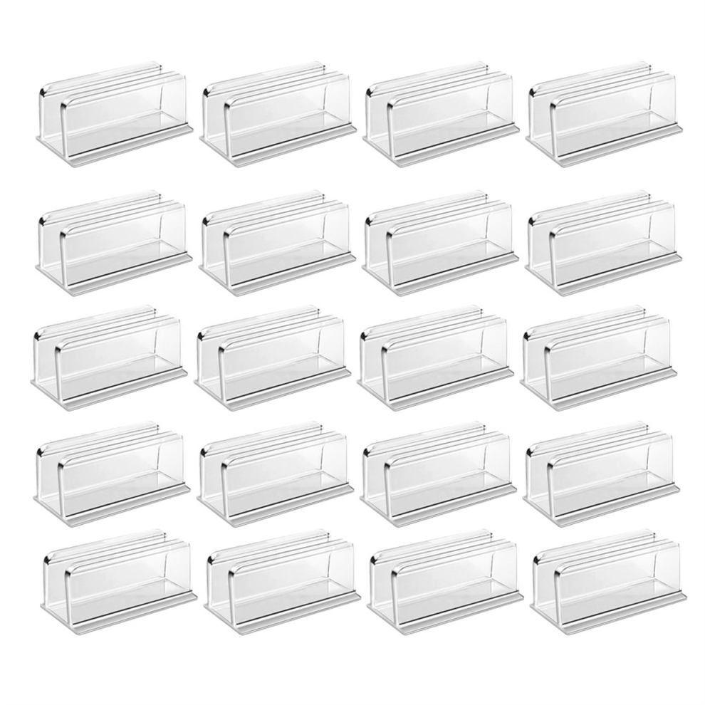 20 Pcs Rope Light Clips Mounting Clear Waterproof Led Strip Clip Brackets Adhesive Wall Mount Holder Wire 4851366197523