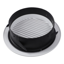 Adjustable Round ABS Wall Vent Cover for Exhaust and Air Circulation,Ideal Ceiling,Efficient Volume Control