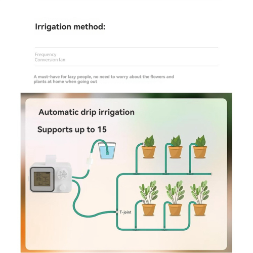 Smart Automatic Watering System with Adjustable Drippers Drip Irrigation Kit Customize Schedule Water 2