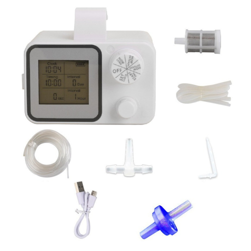 Smart Automatic Watering System with Drop Drip Irrigation Kit Customize Schedule Water