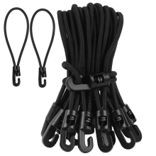 Spanngummis mit Haken, 20 Stück Expander 10cm Gummispanner für Plane Zeltnetz Camping