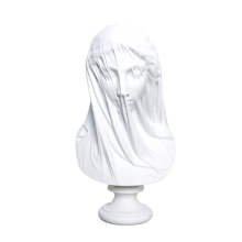 Veiled Lady Bust Greek Goddess Statue Classic Roman Mythology Gifts Maiden Sculpture Room Desk Bookshelf