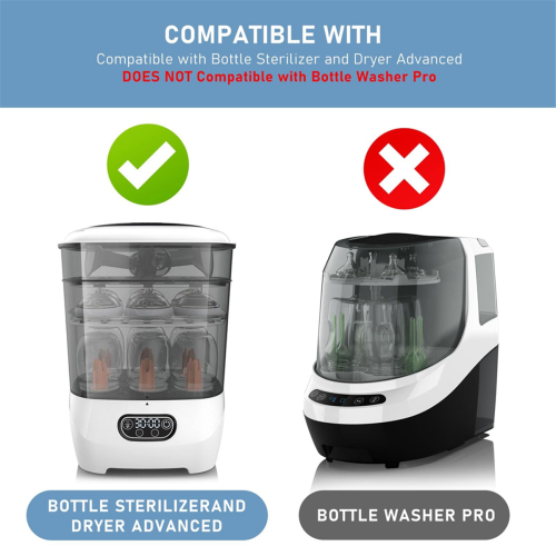 For Premium Baby Bottle Dryer Filter and Washer Accessory Replacement 2