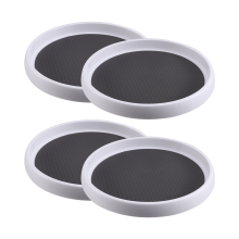 4PCS Organizer 10 Inch for Table Top,Non-Skid Turntable Cabinet, Pantry Organization and Storage