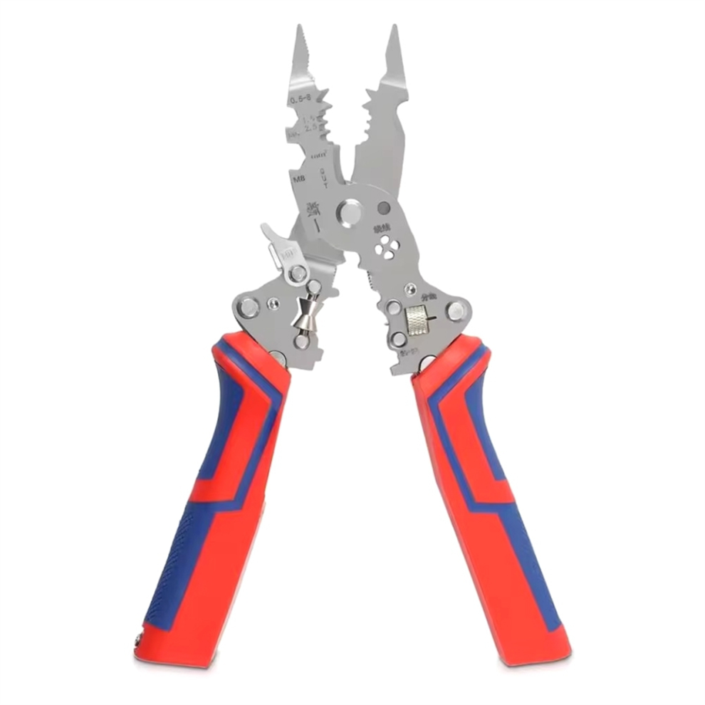 9 In 1 Wire Strippers With Electricity Measurement Function,Upgrade Multifunctional Stripper,For Stripping,Crimping 4851366108000