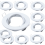 10 Pcs Round GU10 Recessed Downlight Replacement Kit MR16 Fitting Mounting Ceiling Spot Lights Frame Lamp Socket Holder 1