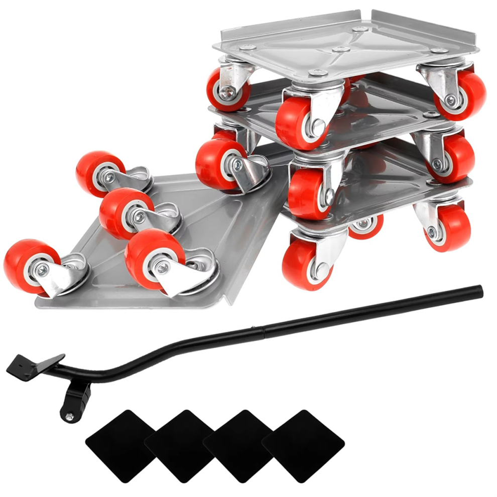 Furniture Dollys,Roller Handling Tool with 5 Wheels,Carbon Steel Panel Heavy Duty Dollys for Large-image-OPC-PJSFCWC-NEW