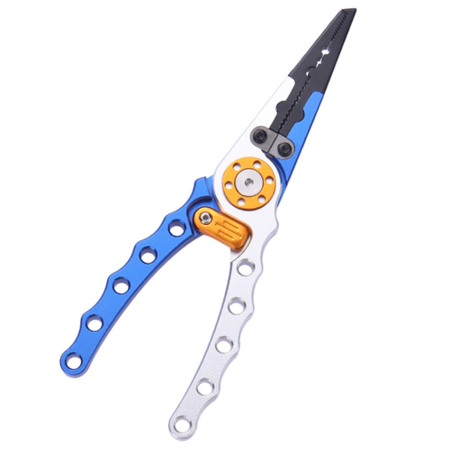 Aluminum Multitool Fishing Pliers Hook Remover Line Cutting and Split Ring Gear Tools Sets