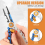 Aluminum Multitool Fishing Pliers Hook Remover Line Cutting and Split Ring Gear Tools Sets 4