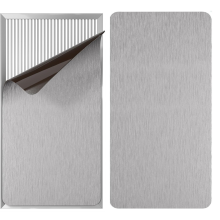 Couvercles de ventilation magnétiques 20 x 38 cm, lot de 2 pour maison, camping-car, sol, mur, plafond, registre, plaque décorative pour climatiseur