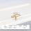 Brass Cabinet Pulls Wardrobe Handles Gold Drawer Round Door T Type Kitchen Handle 6