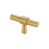 Brass Cabinet Pulls Wardrobe Handles Gold Drawer Round Door T Type Kitchen Handle 7