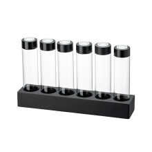 Coffee Beans Storage Container Portable Jar Display Rack Glass Tea Tube Bottle Espresso Accessories Tool