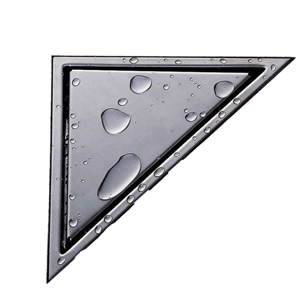 Bathroom Floor Drain Hidden Type Triangle Tile Insert Drainer Cover Waste Grates Shower Drains 304 Stainless Steel 4851366104323