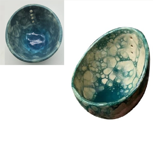 Resin Herbs Separating Bowl Separator Handmade Pottery Stripper 1