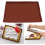 Dehydrator Trays, 5 Pack, Nonstick Silicone, Reusable for Jerky, Fruit, Meat, Herbs, Vegetables, Crackers 5