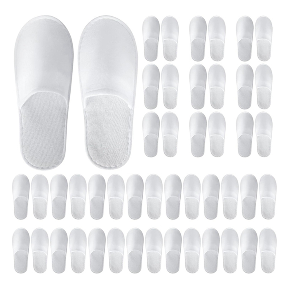 30 Pairs Disposable Slippers for Guests,Bulk Hotel,Spa,Travel,Shoeless Home,Spa with Pouch-image-OPC-PJSFDJ8-NEW