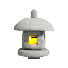Mini lanterne pagode lumineuse pour jardin, micro-paysage, aquarium, bonsaï, décoration d'extérieur