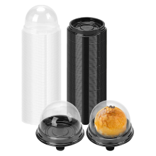 Mini-Cupcake-Behälterhalter für den Schreibtisch, Haustierbehälter für mit Schokolade überzogene Kekse, 100 Stück