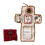 Prayer Quilt with Crucifix Inside,Handmade Pocket Shrine Catholic,Mini Portable Scripture 1
