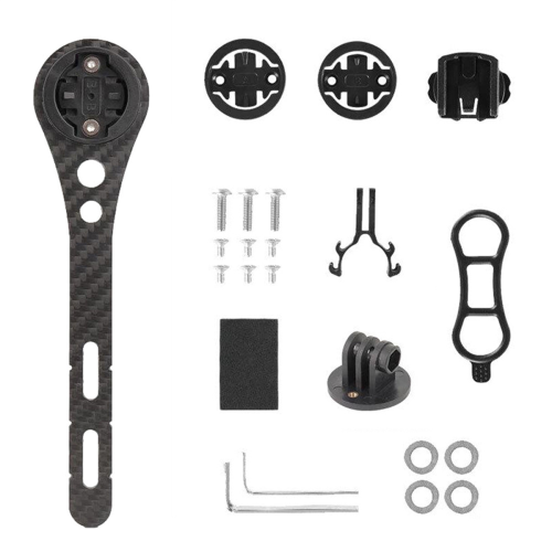 Carbon Fiber Bicycle Handlebar Computer Holder Speedometer Extender for