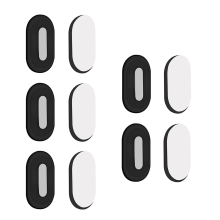 5er-Pack magnetische Fernbedienungshalter-Wandhalterung, selbstklebender Silikon-Organizer ohne Bohren für Zuhause