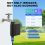 Smart Water Timer Solar Powered WiFi Sprinkler with Brass Inlet Automatic Irrigation Controller No Hub Required 5