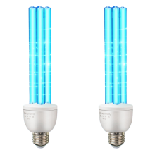 2er-Pack UV-keimtötende Glühbirne, 25-Watt-Ersatz-UVC-Lampe E26 110 V, Desinfektion für Kellerschlafzimmer