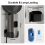Toothpaste Dispenser, Squeezer Automatic Dispenser for Kids, Wall-Mounted Toothbrush Holder,E 3