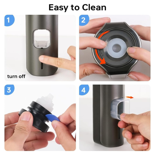 Toothpaste Dispenser, Squeezer Automatic Dispenser for Kids, Wall-Mounted Toothbrush Holder,E 1