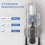 Toothpaste Dispenser, Squeezer Automatic Dispenser for Kids, Wall-Mounted Toothbrush Holder,E 8