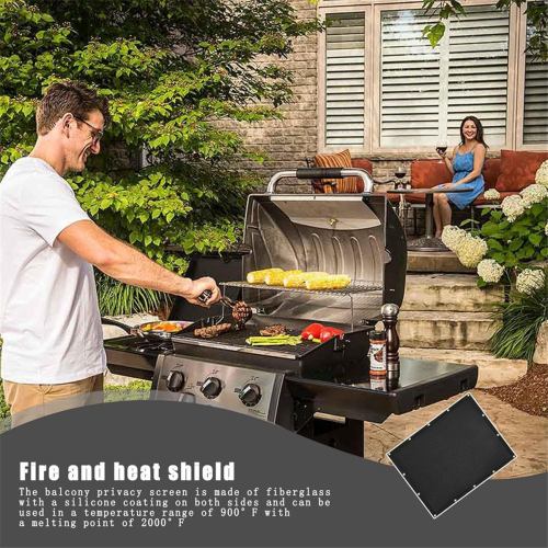 Heat Shield for Wall -Behind Grill Deck & Fence Protector From Damage 1