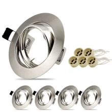 Downlights Rahmenbefestigung Einstellbare Downlight-LED-Halterungen Ausschnitt für MR16 GU10-Lampenfassung Einbau-LED-Spotlicht C