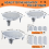 Adjustable Cat Ramp Litter Box Step Double Layer with Filter Function, Elevated for Senior Cats Easy 5
