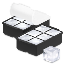 Large Silicone Tray (2-Pack), Whiskey Mold - Free Ice Trays for Freezer