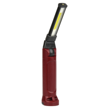 Arbeitsleuchte, 180 faltbare Taschenlampe, wiederaufladbar über USB, tragbar, Camping, Notfall-Reparatur-Scheinwerfer mit Aufhängehaken, B