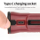 Work Light 180 Folding Flashlight USB Rechargeable Portable Camping Emergency Repair Spotlight with Hanging Hook B 7