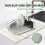 Stone Drying Mat for Kitchen Counter,Foldable Dish Mat, Quick Dry Mat,Food-Safe & Multipurpose 1PCS 5