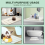 Stone Drying Mat for Kitchen Counter,Foldable Dish Mat, Quick Dry Mat,Food-Safe & Multipurpose 1PCS 3