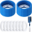 Water Filter Coupling Kit,for 28mm External Threaded Filters and Standard Plastic Bottles for Hiking Camping 6