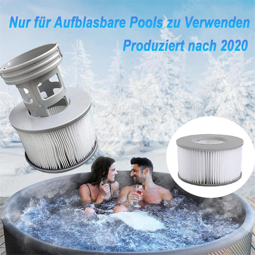 6 PCS Replacement Filter Cartridges for MSpa Filters Models From 2020 Inflatable Pools 1